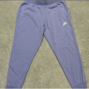 Nike Sportswear Club Fleece Lavender Blue Joggers Kids Large Pants Standard
